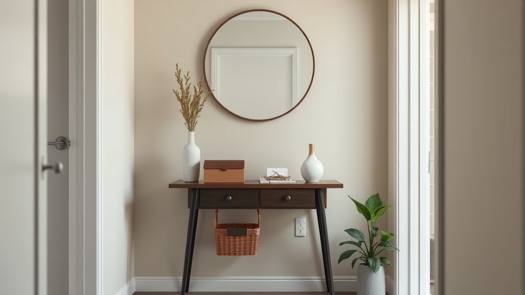 קונסולה צרה לכניסה – לא רק יפה, גם פרקטית